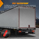 Nilight 6Inch Oval Tail Light 2PCS 35LED Arrow Red Running Stop Brake Lights Surface Mount Waterproof for 12V Caravan Truck RV Camper Trailer Bus, view 6