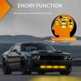 Nilight 6LED Amber Surface Mount Flashing Emergency Strobe lights 4 PCS, view 6