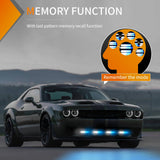 Nilight 6LED Bule White Surface Mount Flashing Emergency Strobe lights 4 PCS, view 2