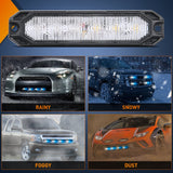 Nilight 6LED Bule White Surface Mount Flashing Emergency Strobe lights 4 PCS, view 6