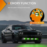 Nilight 6LED Green White Surface Mount Flashing Emergency Strobe lights 4 PCS, view 6