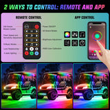 Nilight 6Pcs Golf Cart Underglow Light Kit for EZGO Yamaha Club Car, view 2