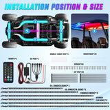 Nilight 6Pcs Golf Cart Underglow Light Kit for EZGO Yamaha Club Car, view 5
