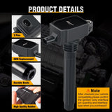Nilight 6pcs Ignition Coil Pack UF648 Fit for Jeep Dodge Chrysler 2011 2012 2013 2014 2015 2016 Grand Cherokee Wrangler Town&Country Avenge Challenger Charger Durango RAM1500 V6 3.6L, view 4