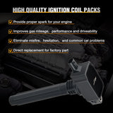 Nilight 6pcs Ignition Coil Pack UF648 Fit for Jeep Dodge Chrysler 2011 2012 2013 2014 2015 2016 Grand Cherokee Wrangler Town&Country Avenge Challenger Charger Durango RAM1500 V6 3.6L, view 5