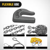 Nilight 6PCS Weld-On Forged Clevis Grab Chain Hooks 3/8 Inch Heavy Duty Forged Grade 70 Grade Utility Hook Weldable for Trailer Truck Rigging Car SUV RV UTV Tractors Work Loading Capacity 6600 LBS, view 4