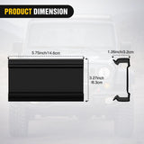 Nilight 7.5 Inch 36 W Spot LED Light Bar Black Cover | Protective Durable Polycarbonate Lens, Waterproof Dustproof Scratch-Proof for Double Row Side-Mounted Bumper Driving Fog Lamp, view 2