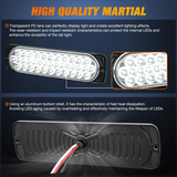 Nilight 7.5 Inch Aluminum Housing Tail Light 2 PCS 36 LED White Back Up Reverse Marker Light, view 6