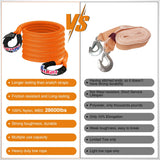 Nilight 7/8in x 20ft Kinetic Recovery Rope 28,600LBS, view 5
