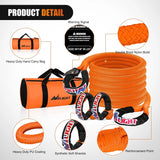 Nilight 7/8Inch x 20FT Kinetic Recovery Rope & 2PCS 1/2in x 24in Soft Shackle, view 4