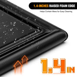 Nilight 7.9 x 18 FT Garage Floor Containment Mat with Edge for Under Car, view 4