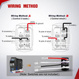 Nilight 2 PCS 7 Pin Rocker Switch Jumper Wires Set for 7Pin Toggle On/Off Rocker Switch Wiring fot Automotive Polaris Ranger RZR ATV Console Switch Install 1 Set Switch Not Included, view 2