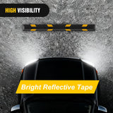 Nilight 72 Inch Parking Curb - Heavy Duty Rubber Garage Car Stopper Parking Aid with Reflective Strips for Large Vehicles, 2-Pack, view 5