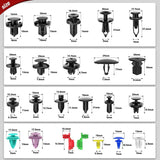 Nilight 725 Pcs Bumper Retainer Clips Car Push Retainer Kit, view 2