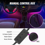Nilight 72Leds RGBIC USB Interior Light Strip APP RF Remote Control 4PCS, view 3