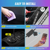 Nilight 72Leds RGBIC USB Interior Light Strip APP RF Remote Control 4PCS, view 6