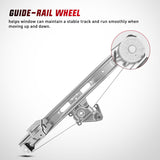 Nilight 740-481 Rear Passenger Side Window Regulator with Motor, Compatible with 1999–2005 BMW E46 323i 328i 325i 325xi 330i 330xi (Sedan/Wagon Only), Power Window Lift Assembly, OE Replacement, view 4