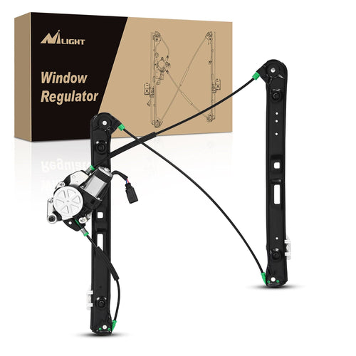 Nilight 741-485 Power Window Regulator/Motor Front Passenger Side Compatible with BMW E46 325i 328i 330i 1999 2000 2001 2002 2003 2004 2005 Sedan
