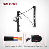 Nilight 741-485 Power Window Regulator/Motor Front Passenger Side Compatible with BMW E46 325i 328i 330i 1999 2000 2001 2002 2003 2004 2005 Sedan, view 4