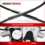 Nilight 741-579 Window Regulator and Motor Rear Passenger Side Compatible with Cadillac Escalade/Chevy Avalanche/Silverado/GMC Sierra Yukon 1500 2500 3500 2000 2001 2002 2003 2004 2005 2006 2007, view 3
