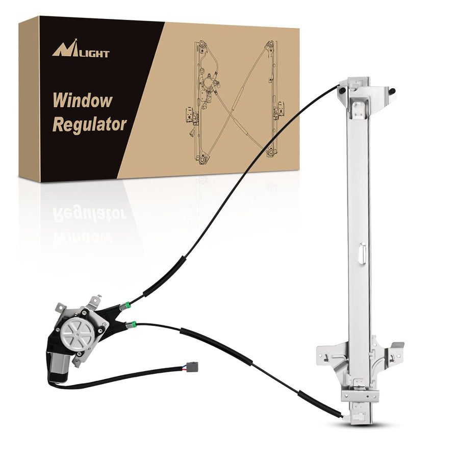 Nilight 741-586 Window Regulator/Motor Front Driver Side Compatible with 2003-2014 Ford E150 E250 Econoline E350 E450 E550 Super Duty 2004 2005 2006 2007 2008 2009 2010 2011 2012 2013 2014