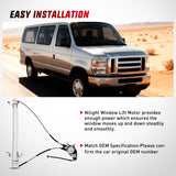 Nilight 741-587 Power Window Regulator/Motor Front Passenger Side Compatible with 2003-2014 Ford E150 E250 Econoline E350 E450 E550 Super Duty 2005 2006 2007 2008 2009 2010 2011 2012 2013 2014, view 6