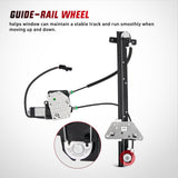 Nilight 741-648 Power Window Regulator and Motor Front Passenger Side Compatible with Dodge Dakota 2000 2001 2002 2003 2004,Dodge Durango 1998 1999 2000 2001 2002 2003,Front Left Side, view 5