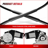 Nilight 741-654 Window Regulator/Motor Front Passenger Side Compatible with 1988-2002 Chevrolet Blazer C1500 C2500 C3500 K1500 K2500 K3500 Tahoe GMC Yukon 1996 1997 1998 1999 2000 2001 2002, view 3