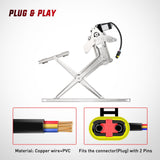 Nilight 741-753 Power Window Regulator and Motor Front Driver Side Compatible with Dodge Ram 1500 1994 1995 1996 1997 1998 1999 2000 2001,Ram 2500 3500 1994-2002,Front Left Side, view 4