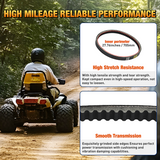 Nilight 743-20-30 CVT Drive Belt Fit for GY6 125cc 150cc 152QMI/157QMJ Short-Case Engine Roketa, Taotao, Vespa, Jonway, Belts for Go Kart, Scooter, ATV, 1 Pack, view 6