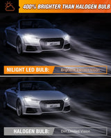 Nilight 7440 7441 7443 T20 992 W21W 6500k Xenon White LED Bulbs (Pairs), view 3