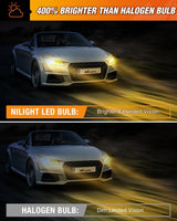 Nilight 7440 7443 T20 4014 63SMD Amber Yellow LED Bulbs (Pairs), view 3