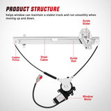 Nilight 748-131 Power Window Regulator and Motor Front Driver Side Compatible with Honda Element 2003 2004 2005 2006 2007 2008 2009 2010 2011,Front Left Side, view 6