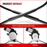 Nilight 748-512 Power Window Regulator and Motor Assembly Rear Driver Side, OE Replacement for Honda Pilot 2003 2004 2005 2006 2007 2008, view 3