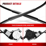 Nilight 748-913 Window Regulator and Motor Front Passenger Side Compatible with Jeep Wrangler 2007-2017 Sport Utility,Wrangler JK 2018 Sport Utility 2010 2011 2012 2013 2014 2015 2016 2017, view 3