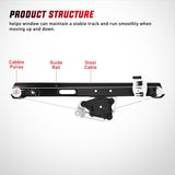 Nilight 749-468 Rear Driver Side Power Window Regulator,Compatible with BMW E90 E91 323i 325i 325xi 328i 328i xDrive 330i 330xi 335i 335xi M3 2006 2007 2008 2009 2010 2011, view 3