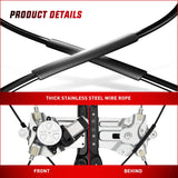 Nilight 751-740 Power Window Regulator with Motor for Front Passenger Side Compatible with Chevy Cruze 2012 2013 2014 2015 2016 Chevy Cruze Limited Front Right Side, view 3