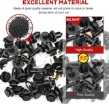 Nilight 795Pcs Car Push Retainer Clips Auto Fasteners Kit Included 16 Sizes Nylon Bumper Fender Rivets Door Trim Panel Clips with 5 Fasteners Remover 10 Cable Ties for Toyota GM Ford Honda Chevy, view 5