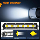 Nilight 7 Inch 18W 6LED Single Row Ultra-Slim Spot LED Light Bars, view 3