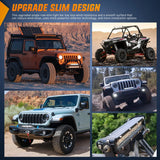 Nilight 7 Inch 18W 6LED Single Row Ultra-Slim Spot LED Light Bars, view 6