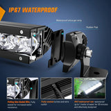 Nilight 7 Inch 30W Super Slim Spot LED Light Bar Kit (Pair) | 12FT Wire 3Pin Switch, view 5