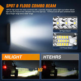 Nilight 7 Inch 48W 16LED Single Row Ultra-Slim Spot Flood LED Light Bars, view 4