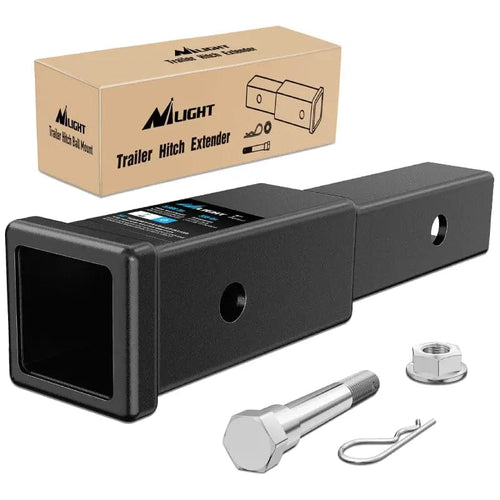 Nilight 7 Inch Trailer Hitch Extender Fit 2inch Receiver Tube