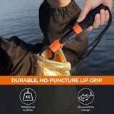 Nilight 7PCS fishing accessories Fishing Tools Kit with Fishing Pliers, Fish Lip Gripper, Fillet Knife & Scissors, Portable Fishing Gear Set for bass fishing National Fishing Week Spring Fishing Season Father's Day Fishing Gift, view 6