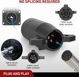 Nilight 7Pin to 6Pin Trailer Adapter Plug, view 6