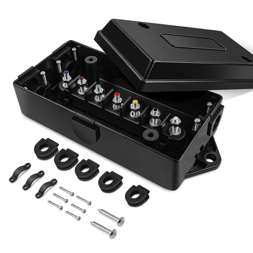 Nilight 7 Way Electrical Trailer Junction Box