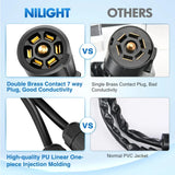 Nilight 7 Way Y Splitter Trailer Adapter, view 6
