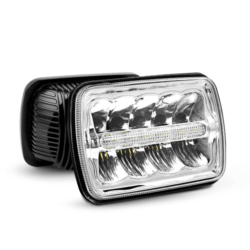 Nilight 7x6 5x7 45W Hi/Lo DRL LED Headlights Sealed Beam