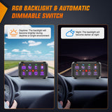 Nilight 8 Gang RGB Switch Panel Circuit Control System, view 3