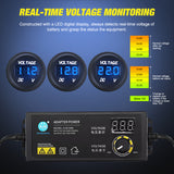 Nilight 8 Gang Rocker Switch Panel Waterproof Aluminum Marine with PD Type C & USB Charger Cigarette Lighter Socket Voltmeter Inline Fuse 12V 24V ON Off Pre-Wired Switches for Car Truck Boat, view 3
